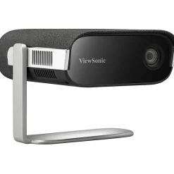 ViewSonic M1X Portable LED Projector with Smart Stand, Harman Kardon Speakers, Built-In Battery, H/V Keystone, 4 Corner Adjustment, Bluetooth, W