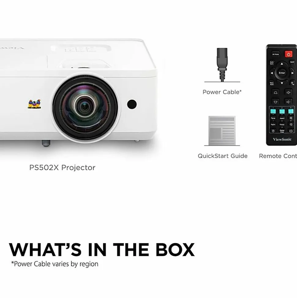 ViewSonic PS502X XGA HDMI Short Throw Projector
