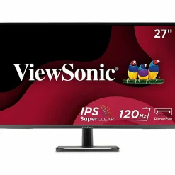 ViewSonic VA2756A-MHD 27 Inch IPS 1080p Monitor with 120Hz, Eye Care, HDMI, DisplayPort, and VGA Inputs  - VA2756AMHD