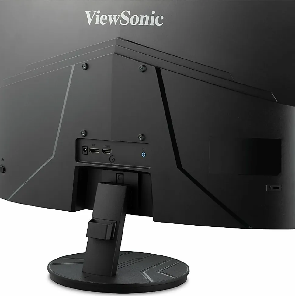 ViewSonic VA2416C 24 Inch Full HD 1080p Frameless Curved Monitor with Variable Refresh Rate, Eye Care, HDMI, and DisplayPort Inputs - VA2416C