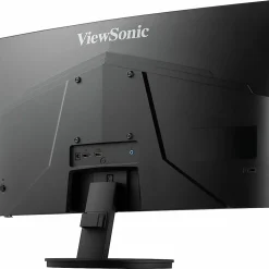 ViewSonic VA2416C 24 Inch Full HD 1080p Frameless Curved Monitor with Variable Refresh Rate, Eye Care, HDMI, and DisplayPort Inputs - VA2416C