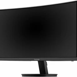 ViewSonic VA2416C 24 Inch Full HD 1080p Frameless Curved Monitor with Variable Refresh Rate, Eye Care, HDMI, and DisplayPort Inputs - VA2416C
