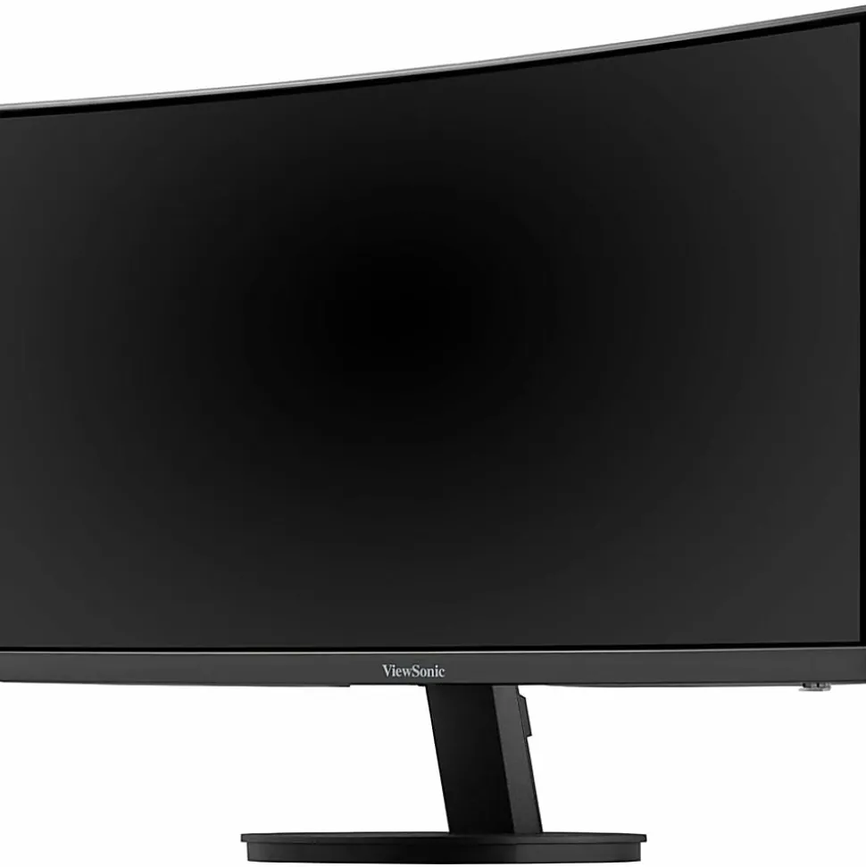 ViewSonic VA2416C 24 Inch Full HD 1080p Frameless Curved Monitor with Variable Refresh Rate, Eye Care, HDMI, and DisplayPort Inputs - VA2416C