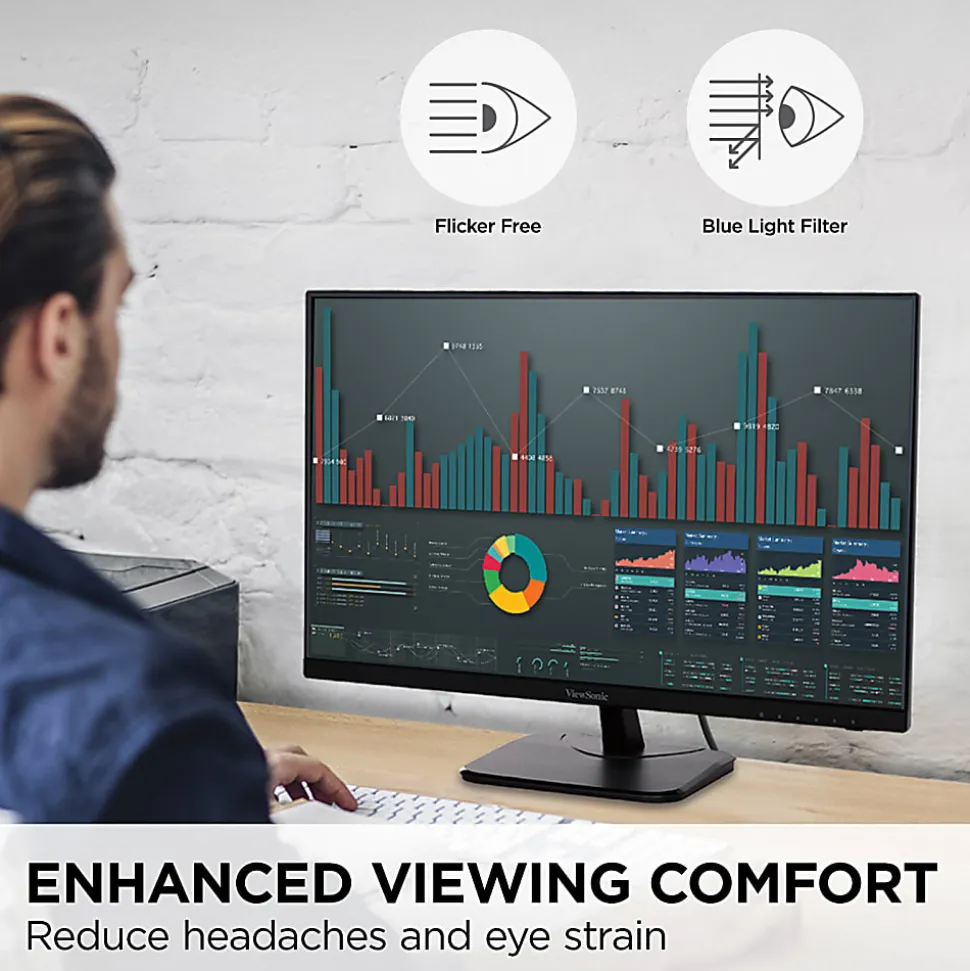 ViewSonic® VA2756-4K-MHD 27" 4K UHD IPS Monitor