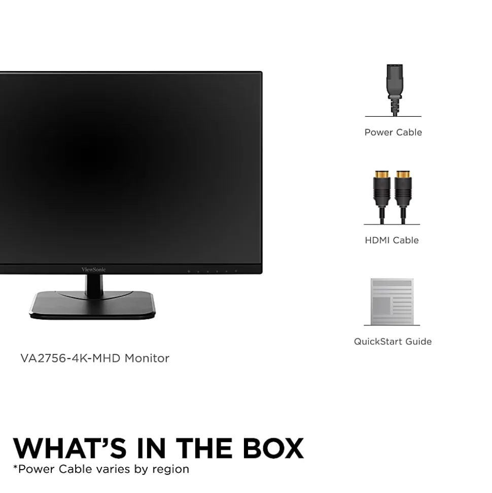 ViewSonic® VA2756-4K-MHD 27" 4K UHD IPS Monitor