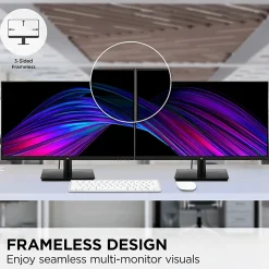 ViewSonic VA2709M 27 Inch IPS Full HD 1080p Monitor with 100Hz, Thin Bezels, Eye Care, HDMI, VGA Inputs  - VA2709M