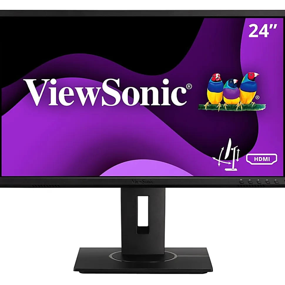 ViewSonic® VG2440 24" IPS 1080p LED Ergonomic Monitor
