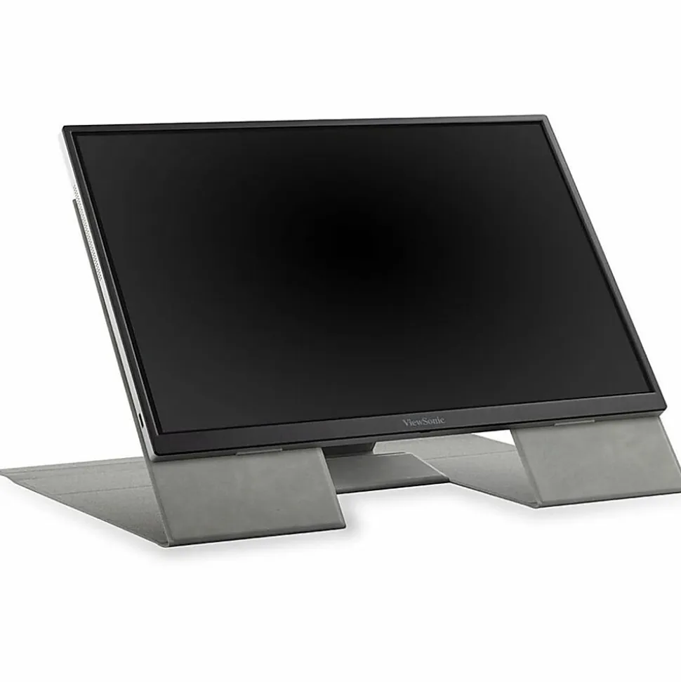 ViewSonic VG1656N 16 Inch 1200p IPS Wireless Portable Monitor with 2 Way Powered 60W USB C, Built-in 4000 mAh Battery and Stand with Smart Cover
