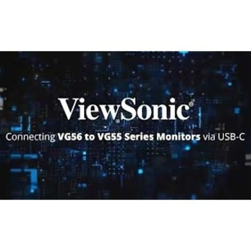 ViewSonic® VG2456 24" 1080p IPS Docking Monitor