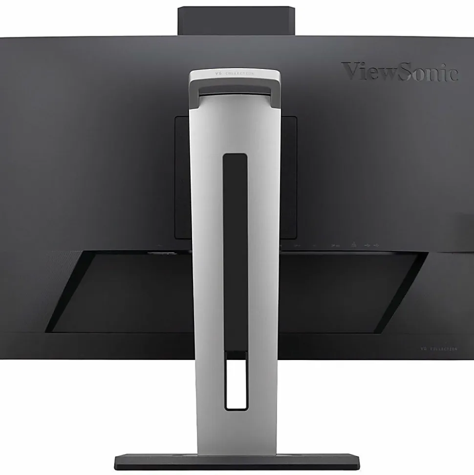 ViewSonic VG2457V 24 Inch 1080p Video Conference Docking Monitor with Windows Hello Compatible IR Webcam, Advanced Ergonomics, and 90W USB C