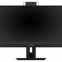 ViewSonic VG2457V 24 Inch 1080p Video Conference Docking Monitor with Windows Hello Compatible IR Webcam, Advanced Ergonomics, and 90W USB C