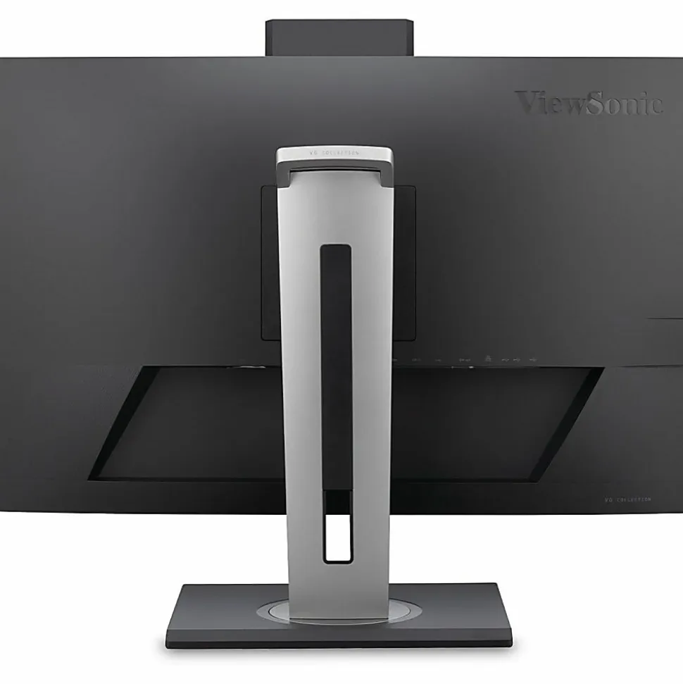 ViewSonic VG2757V-2K 27 Inch 1440p Video Conference Docking Monitor with Windows Hello Compatible IR Webcam, Advanced Ergonomics, and 90W USB C