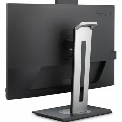 ViewSonic VG2757V-2K 27 Inch 1440p Video Conference Docking Monitor with Windows Hello Compatible IR Webcam, Advanced Ergonomics, and 90W USB C