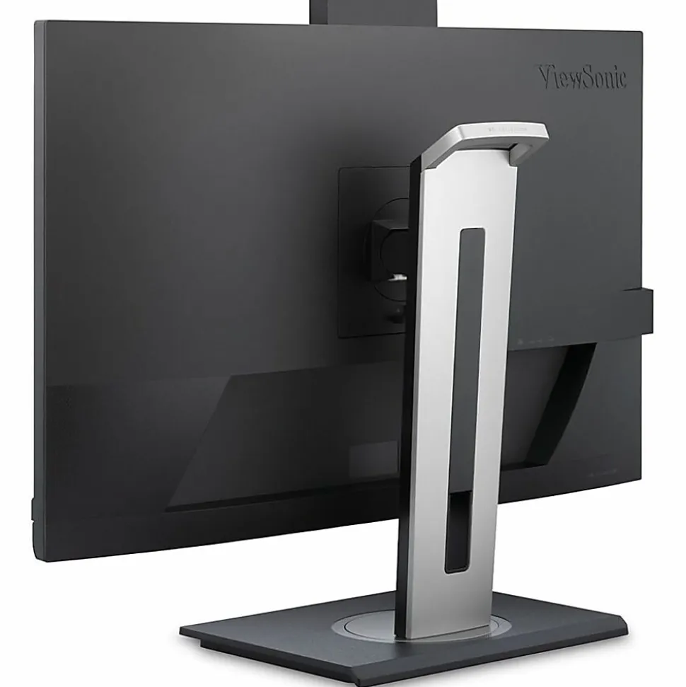 ViewSonic VG2757V-2K 27 Inch 1440p Video Conference Docking Monitor with Windows Hello Compatible IR Webcam, Advanced Ergonomics, and 90W USB C