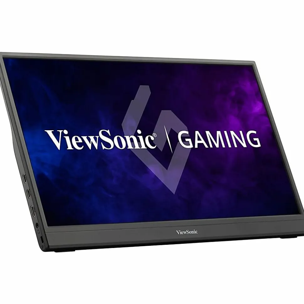 ViewSonic VX1654 16 Inch 1080p Portable IPS Gaming Monitor with 144Hz, AMD FreeSync, 2 Way Powered 60W USB C, Mini HDMI, and Buil - VX1654
