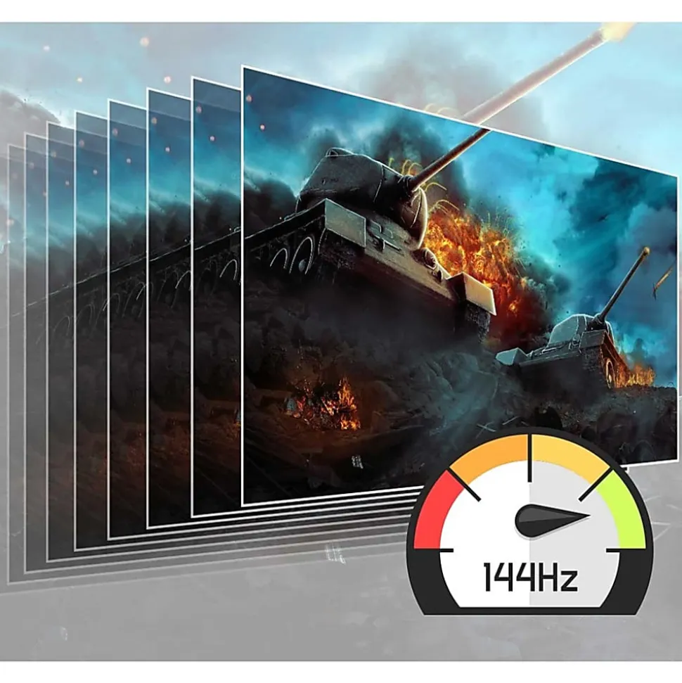 ViewSonic® VX3418-2KPC 34” WQHD LED 1ms 180Hz Gaming Monitor, FreeSync Premium