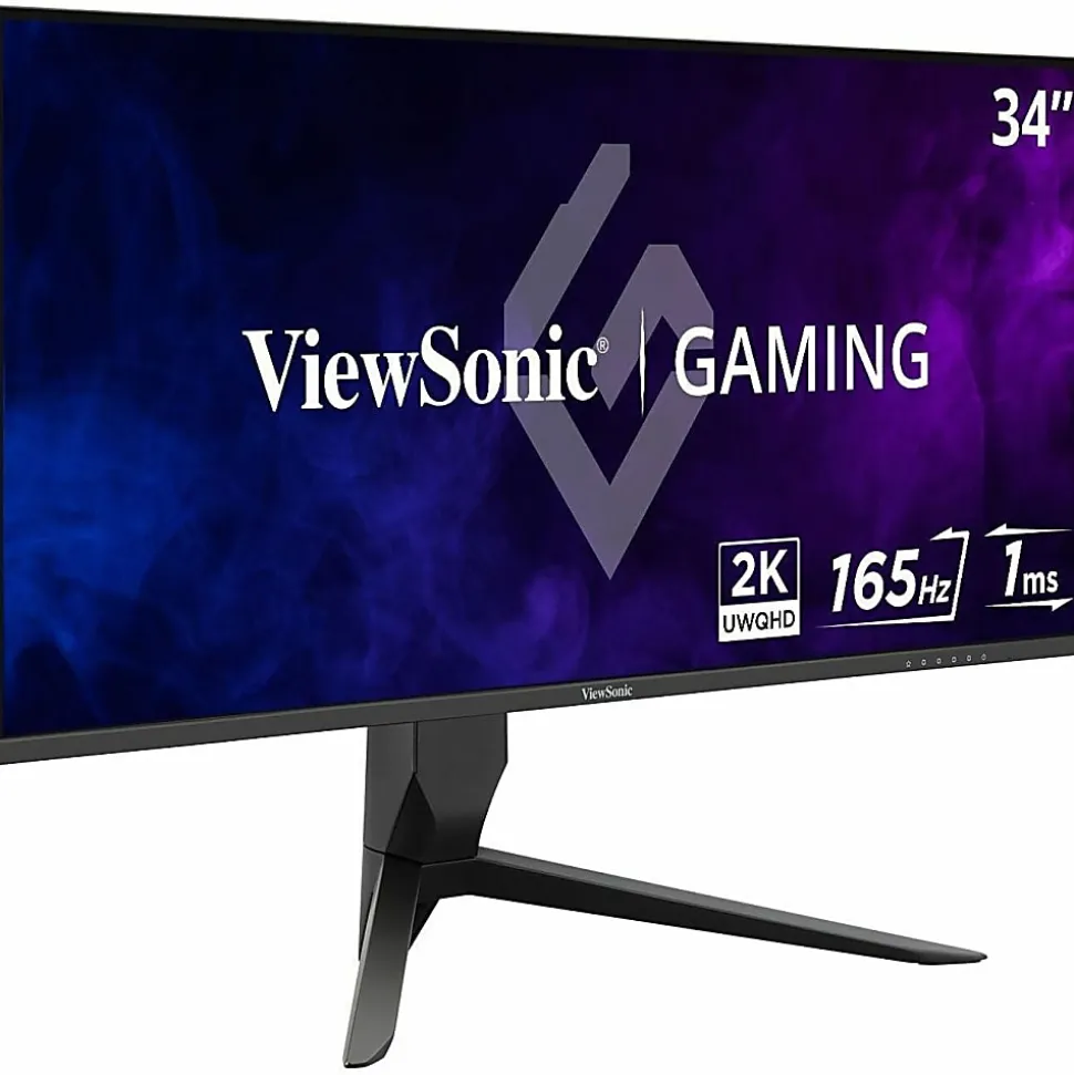 ViewSonic VX3418-2K 34" 21:9 1440p 1ms 165Hz Gaming Monitor with FreeSync Premium, Eye Care, HDMI, DisplayPort and USB - VX34182K