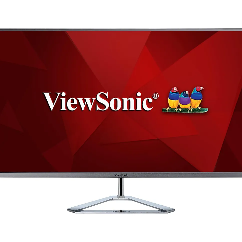 ViewSonic VX3276-MHD 32" 1080p Widescreen IPS Monitor With Ultra-Thin Bezels, Full HD 1920 x 1080px Resolution, 75Hz Refresh Rate