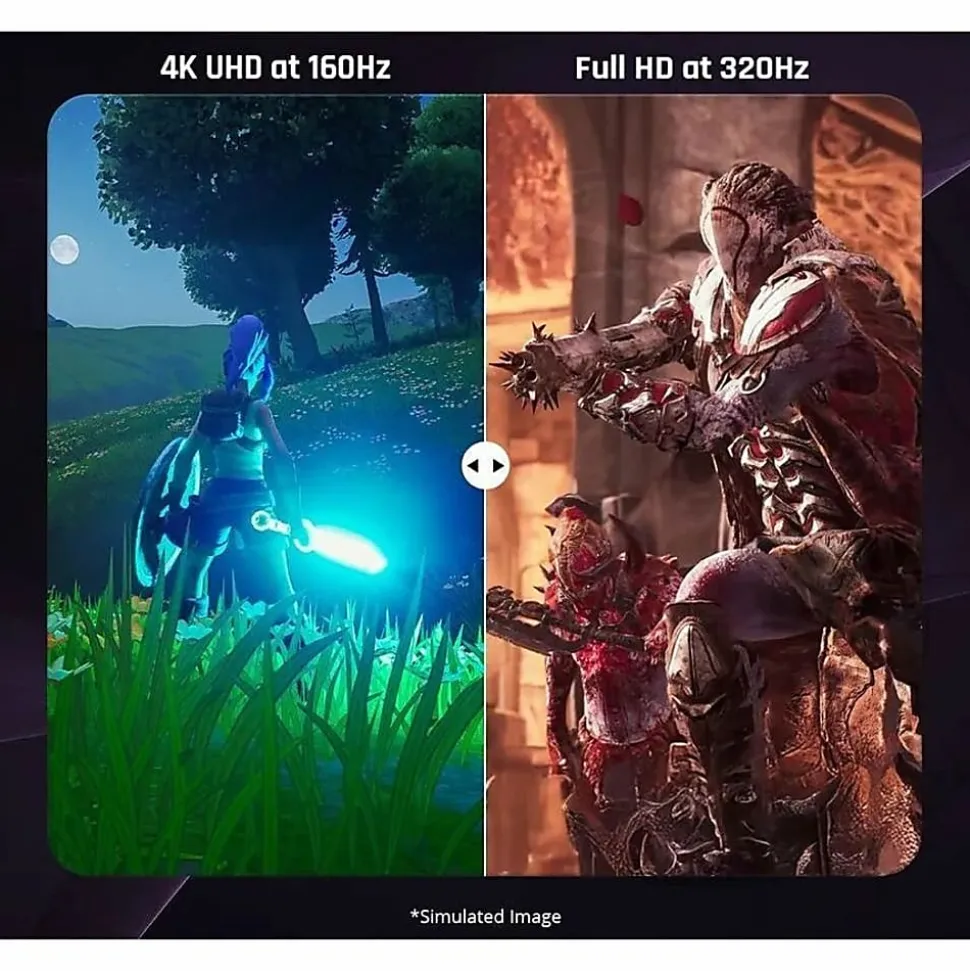 ViewSonic XG275D-4K 27" 4K UHD Gaming Monitor With Switchable Refresh Rate Up to 320Hz, 0.5ms Response Time, AMD FreeSync Premium