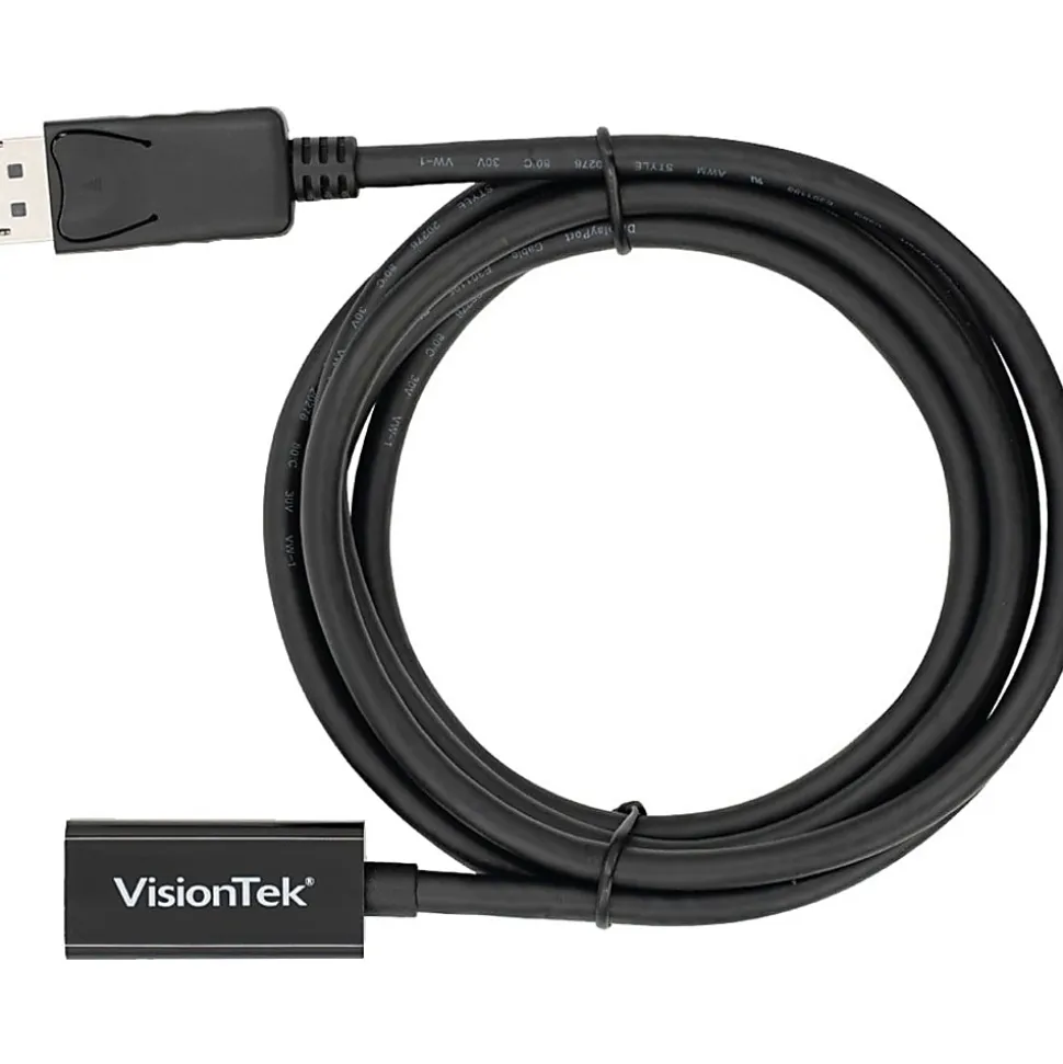 VisionTek DisplayPort to HDMI 2M Active Cable (M/M) - DisplayPort to HDMI Active Cable - 901214