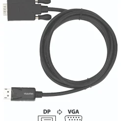 VisionTek DisplayPort to VGA 2 Meter Cable (M/M) - DisplayPort to VGA Active cable - 901216