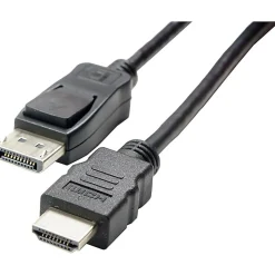 VisionTek HDMI to DisplayPort 1.5M Active Cable (M/M), HDMI to DisplayPort DP 1.5M, 5 Ft