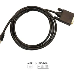 VisionTek mini DisplayPort to SL DVI 1.8M Active Cable (M/M), 900800