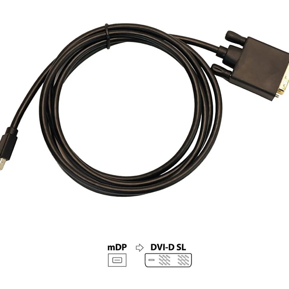 VisionTek mini DisplayPort to SL DVI 1.8M Active Cable (M/M), 900800