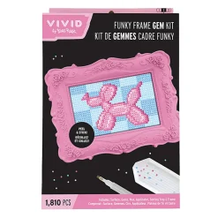 Vivid by Brea Reese® Funky Frame Gem Kit, Balloon Dog