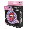 Vivid by Brea Reese® Mini Hoop Gem Art Kit, Rock ‘n’ Roll Lips, 3-1/2"