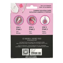 Vivid by Brea Reese® Mini Hoop Gem Art Kit, Rock ‘n’ Roll Lips, 3-1/2