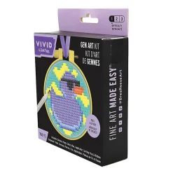 Vivid by Brea Reese® Mini Hoop Gem Art Kit, Rubber Duck, 3-1/2