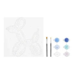 Vivid by Brea Reese® Mini Paint-by-Number Acrylic Kit, Balloon Dog