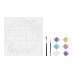 Vivid by Brea Reese® Mini Paint-by-Number Acrylic Kit, Disco Ball