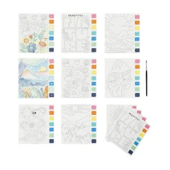 Vivid by Brea Reese® Nature Watercolor Painting Pad Kit, Kit Of 13 Pieces