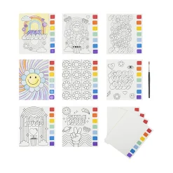 Vivid by Brea Reese® Rainbow Watercolor Painting Pad Kit, Kit Of 13 Pieces