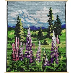 Vivid by Brea Reese® Rolled Canvas Gem Art Kit, Landscape, 11” x 14”