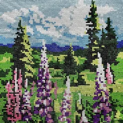 Vivid by Brea Reese® Rolled Canvas Gem Art Kit, Landscape, 11” x 14”