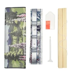 Vivid by Brea Reese® Rolled Canvas Gem Art Kit, Landscape, 11” x 14”