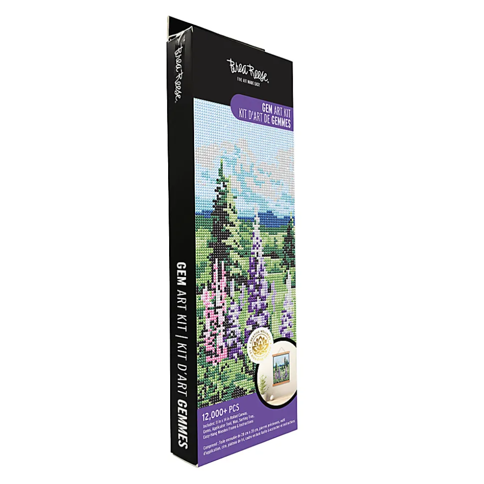 Vivid by Brea Reese® Rolled Canvas Gem Art Kit, Landscape, 11” x 14”