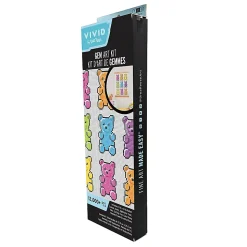 Vivid by Brea Reese® Rolled Canvas Gem Art Kit, Gummy Bear, 11” x 14”