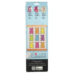 Vivid by Brea Reese® Rolled Canvas Gem Art Kit, Gummy Bear, 11” x 14”