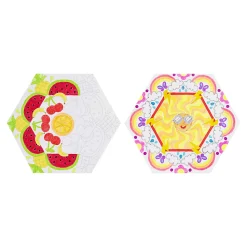 Vivid by Brea Reese® Shaped Mixed Media Paper Pad, 8-1/2" x 9-1/2", Mandala, Pad Of 24 Sheets