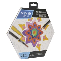 Vivid by Brea Reese® Shaped Mixed Media Paper Pad, 8-1/2