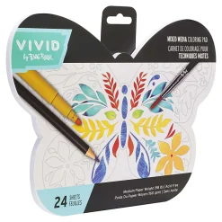 Vivid by Brea Reese® Shaped Mixed Media Paper Pad, 9-3/4