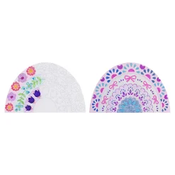Vivid by Brea Reese® Shaped Mixed Media Paper Pad, 10-1/2" x 7-1/2", Rainbow, Pad Of 24 Sheets