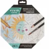 Vivid by Brea Reese® Shaped Mixed Media Paper Pad, 8-1/2" x 9-1/2", Octagon, Pad Of 24 Sheets