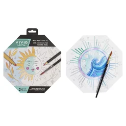 Vivid by Brea Reese® Shaped Mixed Media Paper Pad, 8-1/2