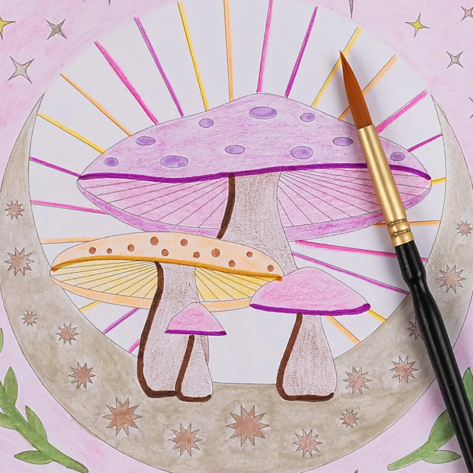 Vivid by Brea Reese® Shaped Mixed Media Paper Pad, 8-1/2" x 9-1/2", Octagon, Pad Of 24 Sheets