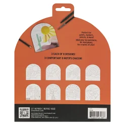 Vivid by Brea Reese® Shaped Mixed Media Paper Pad, 7-1/2" x 9-3/4", Boho, Pad Of 24 Sheets